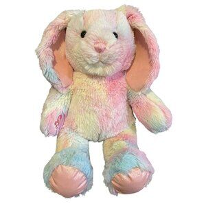 Build A Bear Singing Bunny Pastel Tie-Dye 17" Plush Frozen II "Into The Unknown"